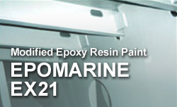 High-build tar free epoxy paint for tanks